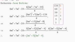 Descomposición en factores de expresiones algebraicas Baldor10669 a 71 [upl. by Aticilef]