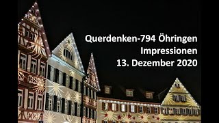 Impressionen 13 Dezember 2020 Demo Öhringen querdenken794 [upl. by Amorete816]