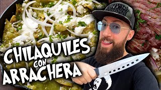 COCINANDO CHILAQUILES GRATINADOS CON ARRACHERA EN VIVO GORDON RAMSAY [upl. by Royal]