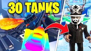 Destroying Asimo3089 with OVERPOWERED Tanks Jailbreak [upl. by Cissiee677]