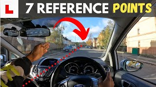 7 REFERENCE POINTS to make your DRIVING TEST EASIER [upl. by Ahsimed539]