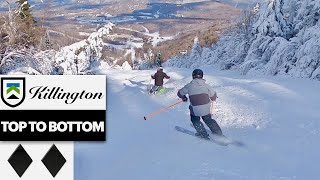 Killington Peak Summit Hike and Ski  Killington Vermont [upl. by Eimor]