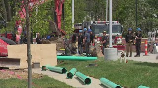 Officials confirm 21yearold man dead after trench collapse in Noblesville [upl. by Aicemed]