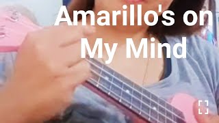 Amarillo by Morning  George Strait  Ukulele [upl. by Neneek]