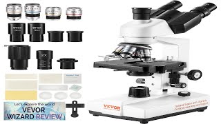 VEVOR Compound Trinocular Microscope 40X5000X Magnification Trinocular Compound Lab Review [upl. by Grete998]