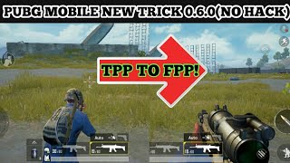 HOW TO CHANGE TPP TO FPP OR FPP TO TPP BETWEEN IN MATCH ON PUBG MOBILEANDROID DEVICE [upl. by Crifasi25]