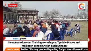 Demonstration cum Training workshop at Tyndale Biscoe and Mallinson school Sheikh bagh Srinagar [upl. by Natsirhc]