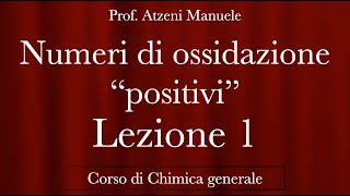 Regole per la determinazione dei numeri di ossidazione Tabella nel video [upl. by Elleniad]