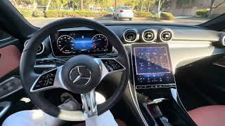 2024 MercedesBenz C300 Startup [upl. by Aileme]