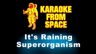 Superorganism • Its Raining  Karaoke • Instrumental • Lyrics [upl. by Accever]