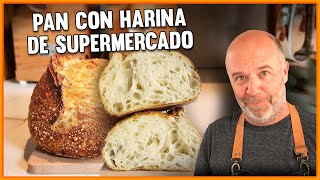 De cero a panadero profesional el secreto para hacer pan de masa madre con harina de supermercado [upl. by Ecital509]