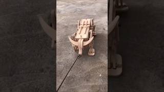 Rich guy didnt paid for the wooden bull💔🥹😭 mini wood toy woodworking art skillwood hand shorts [upl. by Bardo746]