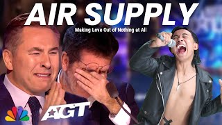 All the judges cry hysterically  When they heard the song Air Supply with Extraordinary voice [upl. by Wilson]