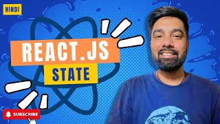 What is State in React Hindi  13 React Tutorial  Az Bytes [upl. by Lubbock]