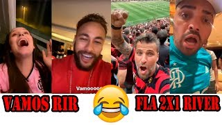 Reações dos Famosos  Flamengo 2x1 River Plate Campeão Libertadores [upl. by Daas271]