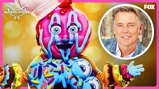 The Reveal John Schneider is Donut  Season 10  The Masked Singer [upl. by Nairda]