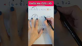 DAĞILMA ÖZELLİĞİ 6sınıfmatematik dağılmaözelliği [upl. by Iggie]