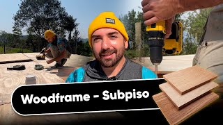 EP32 O INÍCIO DA CASA COMEÇA AQUI  NOSSA CASA DE WOODFRAME NA MONTANHA [upl. by Thurnau]