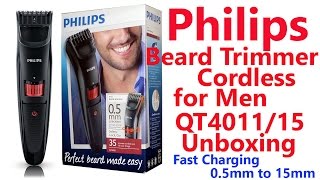 Hindi  Philips Beard Trimmer QT401115 Unboxing [upl. by Geof541]