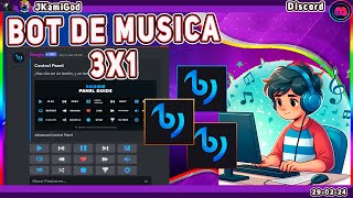 🟣Bot de música 3x1  Boogie💠 Discord 📡 JKamiGod [upl. by Leonore]