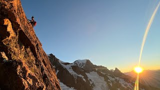 Arête Kuffner  Aiguille des Glaciers [upl. by Ellehcan]