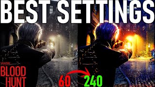 BLOODHUNT  BEST SETTINGS BOOST FPS PS5 PC Increase Performance and Color [upl. by Inaoj620]