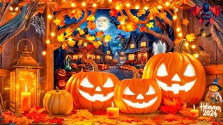 Cozy Autumn Halloween Ambience 🎃 Best Spooky Halloween Music 2024 👻 Relaxing Halloween Music [upl. by Ingles]