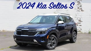 2024 Kia Seltos S  Full Features Tour amp POV Test Drive [upl. by Aicirtel]