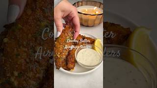 Cowboy butter air fryer chicken tenders shorts recipe [upl. by Salomi]