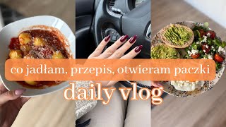 DAILY VLOG  co jadłam 🍽️ rozpakowuję paczki przepis na gnocchi 🇮🇹 [upl. by Irisa418]