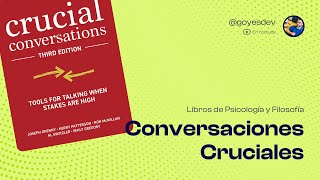 Conversaciones Cruciales capitulo 1 ¿Qué es una conversación crucial [upl. by Ellezig]