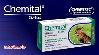 Vermífugo Chemital® Gatos  Chemitec® [upl. by Schilling]