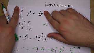 double integral  التكامل الثنائي 2 [upl. by Issej]