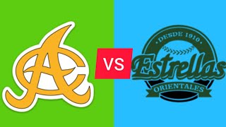 Aguilas Cibaenas vs Estrellas Orientales beisbol en vivo Liga de Beisbol Profesional Dominicana [upl. by Ahsinnor]