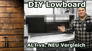 Alt vs Neu  DIY Lowboard  TV Board ein neues Möbel muss her [upl. by Clint114]