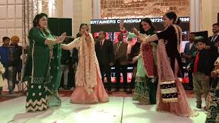 Wedding Dance performance  Punjabi Giddha  jhanjar song  Indian Dance 2021  wedding bhangra [upl. by Junieta246]