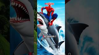 Evolution of Avengers 😍🦊🕷 Spiderman Evolution mrmajestic2 avengers shorts spiderman shark fyp [upl. by Nneb]