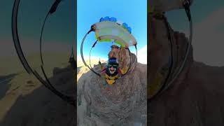 Moab BASE  Mary’s Gash  Tandem Base 3 way double gainer [upl. by Ayamahs]