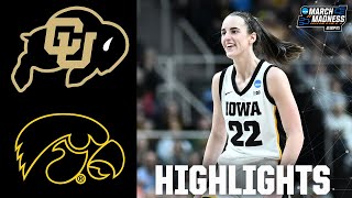 NCAA Tournament Sweet 16 Colorado Buffaloes vs Iowa Hawkeyes  Full Game Highlights [upl. by Elberta]