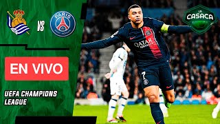 🚨 REAL SOCIEDAD vs PSG EN VIVO 🔥 CHAMPIONS LEAGUE  OCTAVOS DE FINAL VUELTA  MBAPPE TITULAR [upl. by Hesta390]