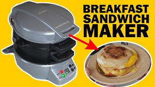 By popular demand Testing the Hamilton Beach Breakfast Sandwich Maker [upl. by Neetsirhc]