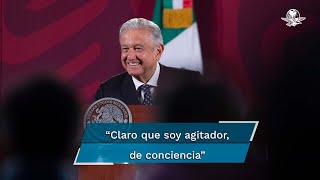 quotSoy agitador de concienciaquot dice AMLO a Claudio X González por mensaje en Twitter [upl. by Ridley]