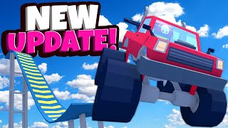 NEW UPDATE Monster Truck Jumps amp Arcade Mode in Wobbly Life [upl. by Caspar]