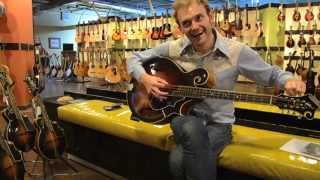 Chris Thile plays a Gilchrist Model 5 Mandocello [upl. by Ahsat]