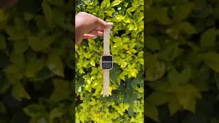 Diamond Stainless Steel Apple Watch Strap Series ULTRA876SE5432 [upl. by Nnail]