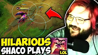 PINK WARD CRIES IN LAUGHTER AFTER THIS HILARIOUS SHACO PLAYS [upl. by Amikahs149]