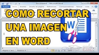 Cómo recortar una imagen en WORD La forma más sencilla y rápida [upl. by Danie]