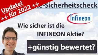 Infineon Aktienanalyse – Update 2022 Wie sicher ist die Aktie günstig bewertet [upl. by Goebel]