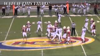 Jake Gervase Defensive Highlight Video Davenport Assumption Class of 2014 [upl. by Eniarral]