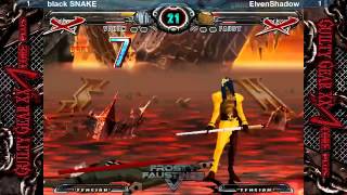 FFV GGXXAC Grand Finals  ElvenShadow Faust vs black SNAKE Venom [upl. by Nirrep]